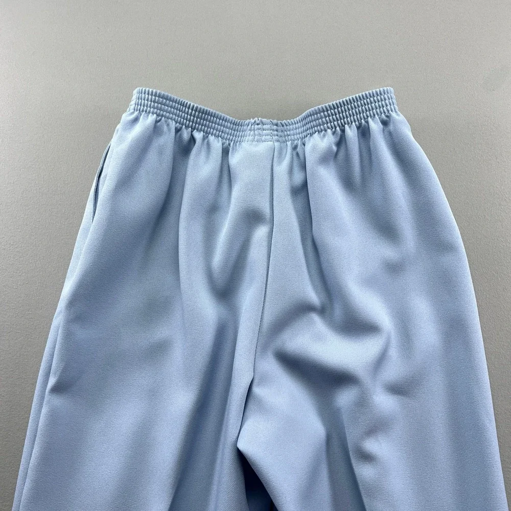 Alfred Dunner 2 Piece Pant Suit Set Women 12 Blue Notch Lapel Formal Office Wear
